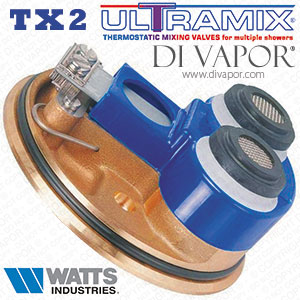 Watts Industries Ultramix Trubert Eurotherm TX2 Thermostatic Cartridge (TX92E, TX92C, T/X92CHP)