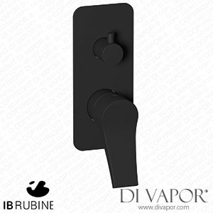 IB Rubinetti ETW312NP Twitter Exposed Parts for Manual Wall Mixer with Three Ways Diverter Spare Parts
