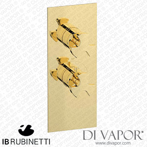 IB Rubinetti EUA111IINBT Aqua - 1 Way Thermostatic Shower Spare Parts