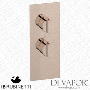IB Rubinetti EUA111RSNHJ Aqua - 1 Way Thermostatic Shower Spare Parts
