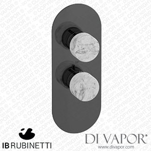 IB Rubinetti EUA112CFNMR_1 Aqua - 1 Way Thermostatic Shower Spare Parts