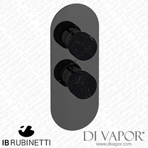 IB Rubinetti EUA112CFNMR_2 Aqua - 1 Way Thermostatic Shower Spare Parts