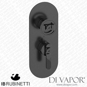IB Rubinetti EUA112CSNB1 Aqua - 1 Way Thermostatic Shower Spare Parts
