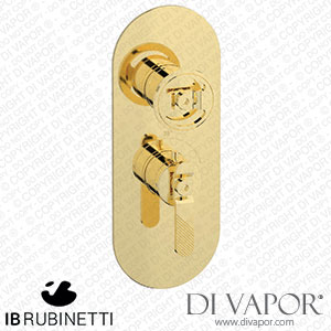 IB Rubinetti EUA112IINB1 Aqua - 1 Way Thermostatic Shower Spare Parts
