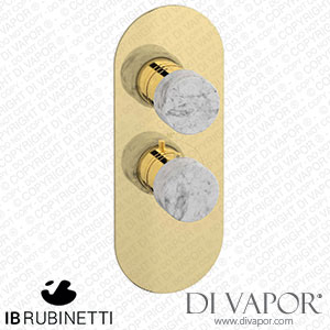 IB Rubinetti EUA112IINMR_1 Aqua - 1 Way Thermostatic Shower Spare Parts