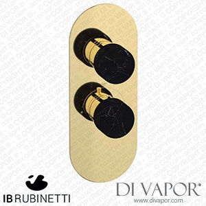 IB Rubinetti EUA112IINMR_2 Aqua - 1 Way Thermostatic Shower Spare Parts