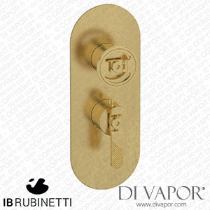 IB Rubinetti EUA112ONNB1 Aqua - 1 Way Thermostatic Shower Spare Parts