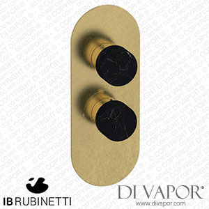 IB Rubinetti EUA112ONNMR_2 Aqua - 1 Way Thermostatic Shower Spare Parts