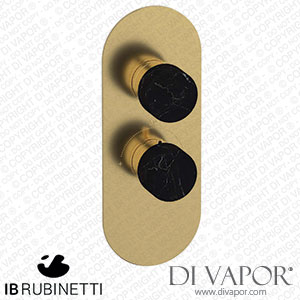 IB Rubinetti EUA112OSNMR_2 Aqua - 1 Way Thermostatic Shower Spare Parts