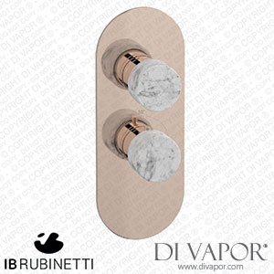 IB Rubinetti EUA112RSNMR_1 Aqua - 1 Way Thermostatic Shower Spare Parts