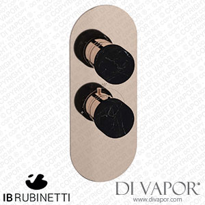 IB Rubinetti EUA112RSNMR_2 Aqua - 1 Way Thermostatic Shower Spare Parts