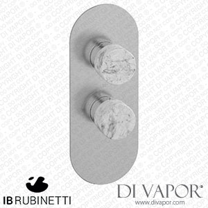 IB Rubinetti EUA112SSNMR_1 Aqua - 1 Way Thermostatic Shower Spare Parts