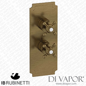 IB Rubinetti EUA115BBNHR Aqua - 1 Way Thermostatic Shower Spare Parts