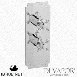 IB Rubinetti EUA115CCNHR Aqua - 1 Way Thermostatic Shower Spare Parts