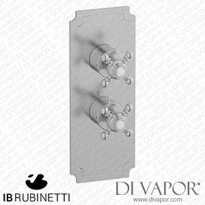 IB Rubinetti EUA115SSNHR Aqua - 1 Way Thermostatic Shower Spare Parts