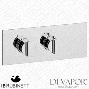 IB Rubinetti EUA121CCNHJ Aqua - 1 Way Thermostatic Shower Spare Parts
