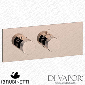 IB Rubinetti EUA121RSNID1 Aqua - 1 Way Thermostatic Shower Spare Parts