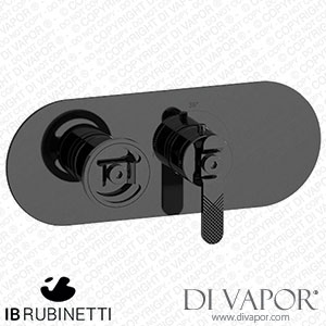 IB Rubinetti EUA122CFNB1 Aqua - 1 Way Thermostatic Shower Spare Parts