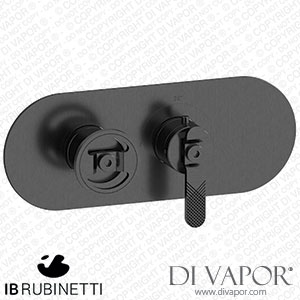 IB Rubinetti EUA122CSNB1 Aqua - 1 Way Thermostatic Shower Spare Parts