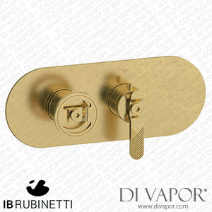 IB Rubinetti EUA122ONNB1 Aqua - 1 Way Thermostatic Shower Spare Parts