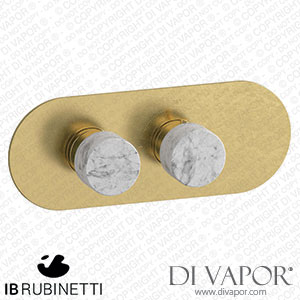 IB Rubinetti EUA122ONNMR_1 Aqua - 1 Way Thermostatic Shower Spare Parts