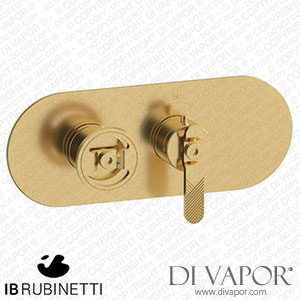 IB Rubinetti EUA122OSNB1 Aqua - 1 Way Thermostatic Shower Spare Parts