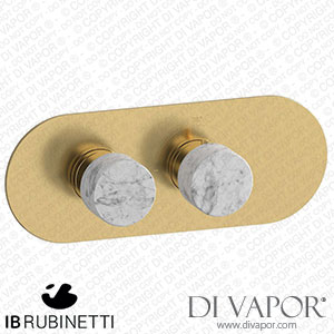 IB Rubinetti EUA122OSNMR_1 Aqua - 1 Way Thermostatic Shower Spare Parts