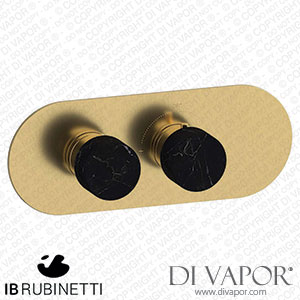 IB Rubinetti EUA122OSNMR_2 Aqua - 1 Way Thermostatic Shower Spare Parts