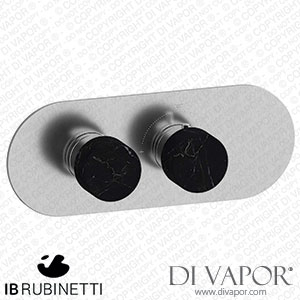IB Rubinetti EUA122SSNMR_2 Aqua - 1 Way Thermostatic Shower Spare Parts