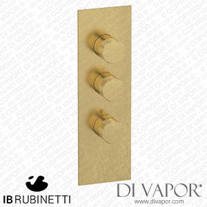 IB Rubinetti EUA211ONNID1 Aqua - 2 Ways Thermostatic Shower Spare Parts