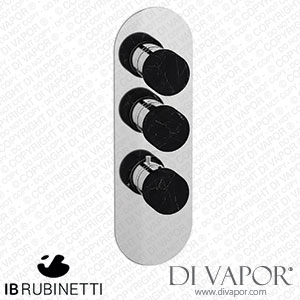IB Rubinetti EUA212CCNMR_2 Aqua - 2 Ways Thermostatic Shower Spare Parts
