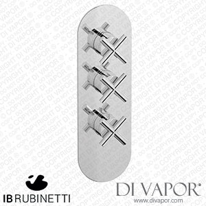 IB Rubinetti EUA212CCNWO Aqua - 2 Ways Thermostatic Shower Spare Parts
