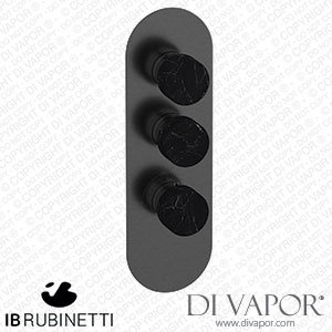 IB Rubinetti EUA212CSNMR_2 Aqua - 2 Ways Thermostatic Shower Spare Parts