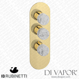 IB Rubinetti EUA212IINMR_1 Aqua - 2 Ways Thermostatic Shower Spare Parts