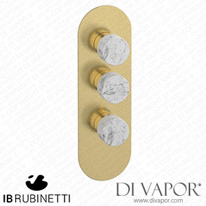IB Rubinetti EUA212ISNMR_1 Aqua - 2 Ways Thermostatic Shower Spare Parts