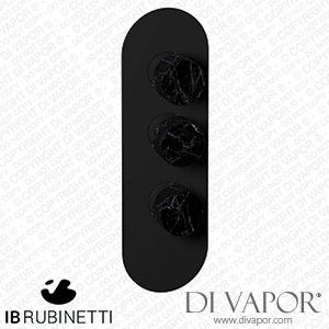 IB Rubinetti EUA212NPNMR_2 Aqua - 2 Ways Thermostatic Shower Spare Parts