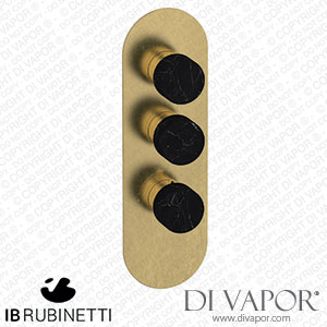 IB Rubinetti EUA212ONNMR_2 Aqua - 2 Ways Thermostatic Shower Spare Parts