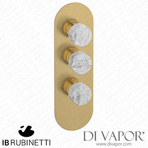 IB Rubinetti EUA212OSNMR_1 Aqua - 2 Ways Thermostatic Shower Spare Parts