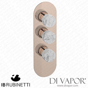 IB Rubinetti EUA212RSNMR_1 Aqua - 2 Ways Thermostatic Shower Spare Parts