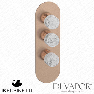 IB Rubinetti EUA212SRNMR_1 Aqua - 2 Ways Thermostatic Shower Spare Parts