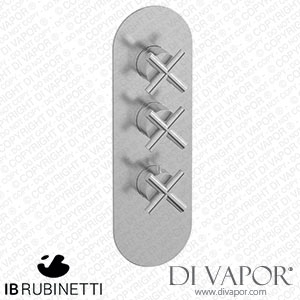 IB Rubinetti EUA212SSNWO Aqua - 2 Ways Thermostatic Shower Spare Parts