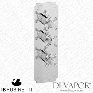 IB Rubinetti EUA215CCNHR Aqua - 2 Ways Thermostatic Shower Spare Parts