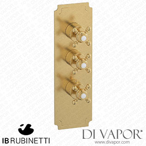 IB Rubinetti EUA215OSNHR Aqua - 2 Ways Thermostatic Shower Spare Parts