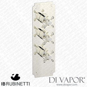 IB Rubinetti EUA215PLNHR Aqua - 2 Ways Thermostatic Shower Spare Parts