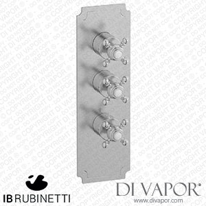 IB Rubinetti EUA215SSNHR Aqua - 2 Ways Thermostatic Shower Spare Parts