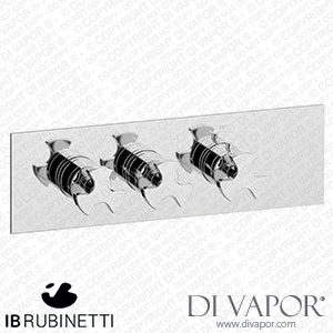 IB Rubinetti EUA221CCNBT Aqua - 2 Ways Thermostatic Shower Spare Parts