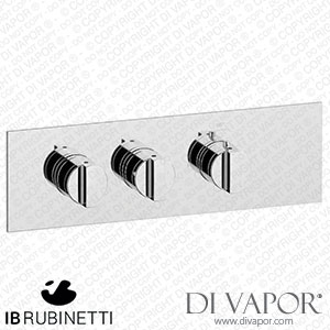IB Rubinetti EUA221CCNHJ Aqua - 2 Ways Thermostatic Shower Spare Parts