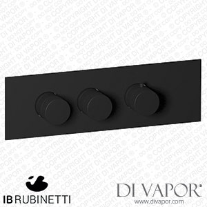 IB Rubinetti EUA221NPNID1 Aqua - 2 Ways Thermostatic Shower Spare Parts