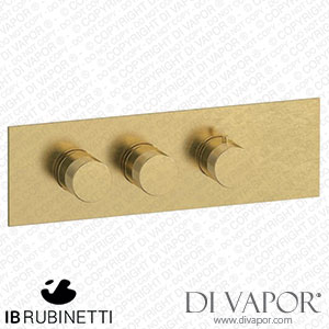 IB Rubinetti EUA221ONNID1 Aqua - 2 Ways Thermostatic Shower Spare Parts