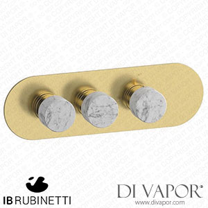 IB Rubinetti EUA222ISNMR_1 Aqua - 2 Ways Thermostatic Shower Spare Parts